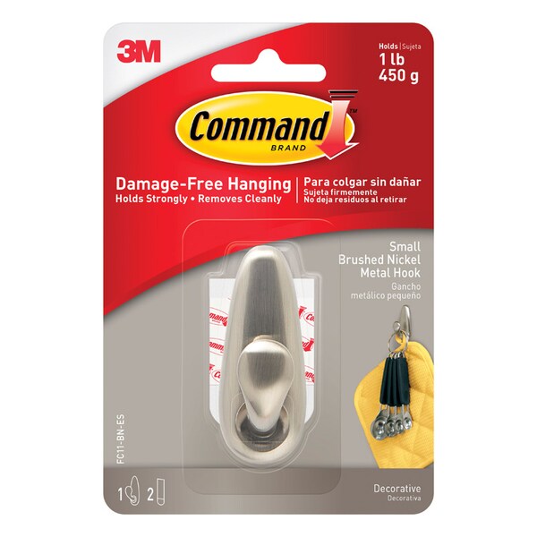 3M Hook Metal Sml Brshnkl FC11-BN-ES